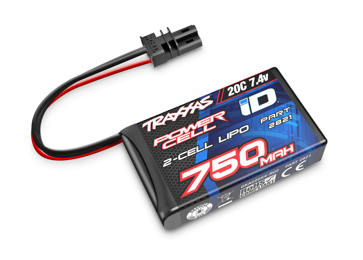 Power Cell 750mAh 2s 7.4V LiPo Battery