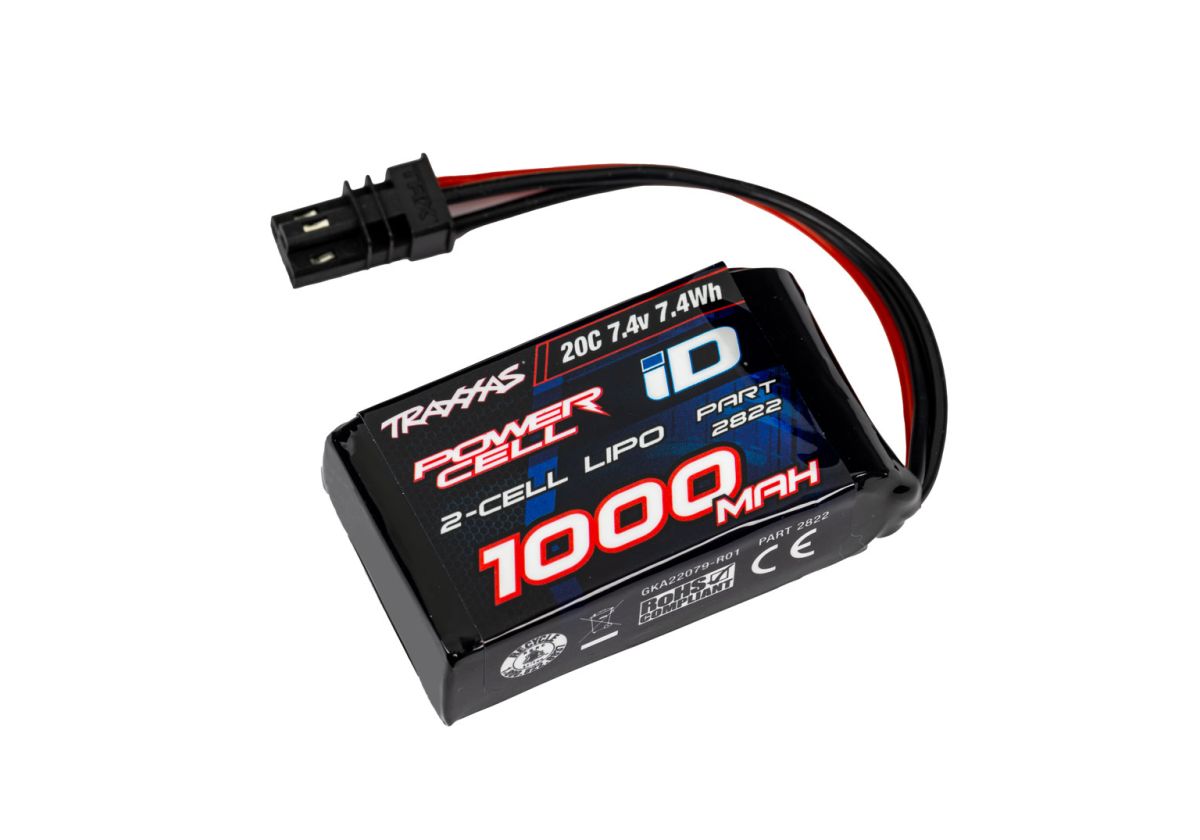Power Cell LiPo 1000 mAh 2s 7,4 V – TRX-4M