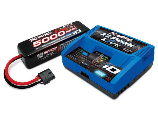 Pack complet : Chargeur iD et batterie LiPo 4S 5000 mAh