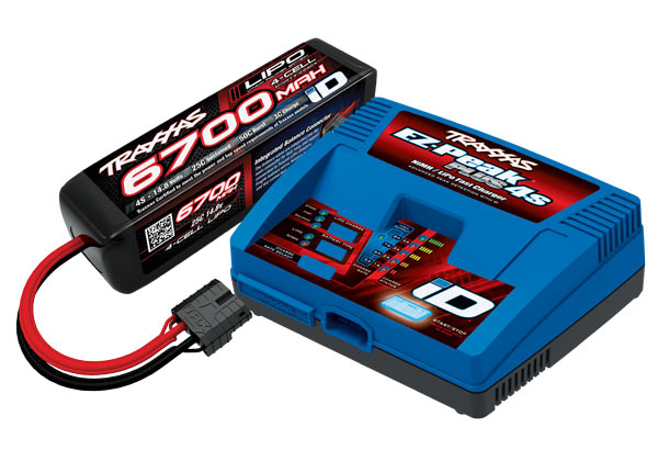 Completer Pack: iD Charger & 6700mAh 4S LiPo Battery