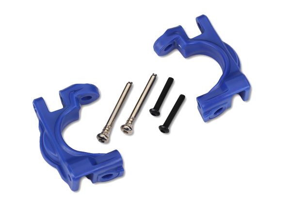 Caster Blocks, Extreme Heavy-Duty, Blue – Rustler / Slash / Stampede / Hoss 4X4