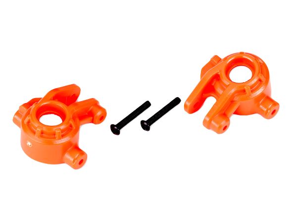 Steering Blocks, Extreme Heavy-Duty, Orange – Rustler / Slash / Stampede / Hoss 4X4