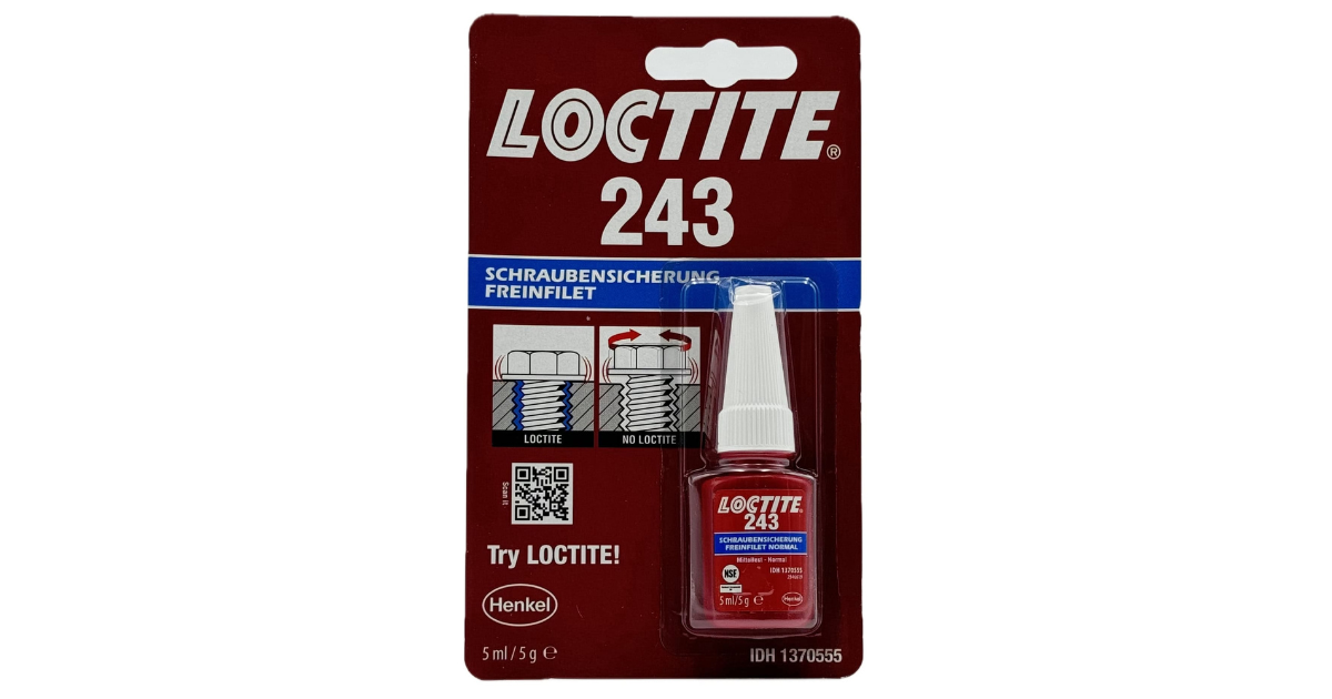Loctite 243 Threadlocker, 5 ml