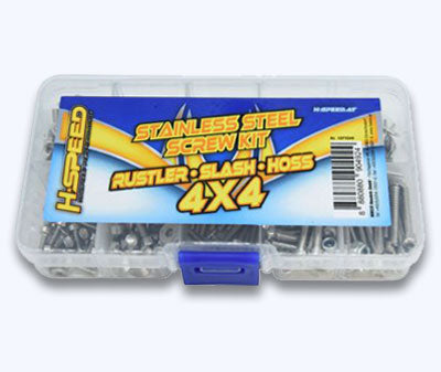H-SPEED Stainless Steel Screw Set – Slash / Rustler / Hoss 4X4