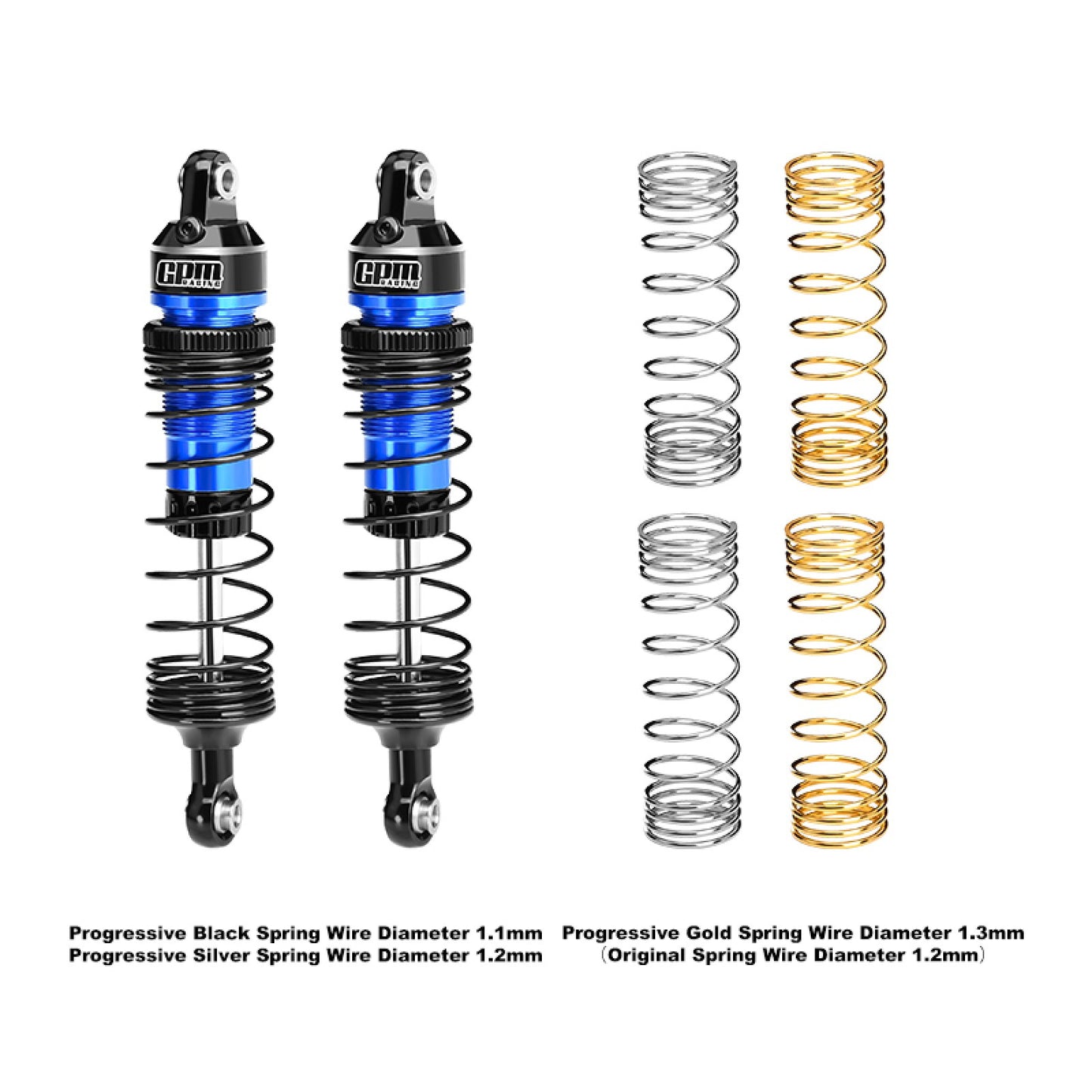 GPM Aluminium Shocks (Upgrade) – Mini-Maxx