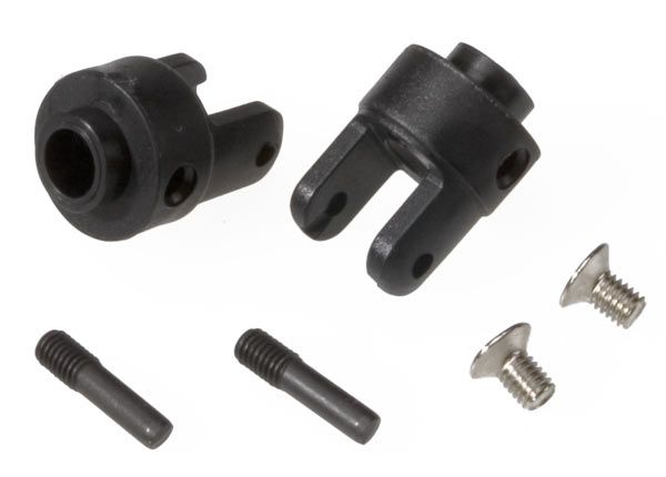Differential Output Yokes, Black – Bandit / Rustler / Slash / Stampede 2WD