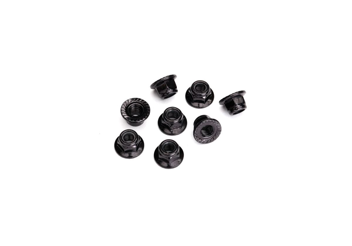 Flange Lock Nuts 5 mm, Black (8) – UDR / Maxx
